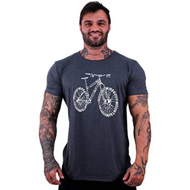 Imagem de Camiseta Masculina LongLine MXD Conceito Estampas MTB Mountain Bike Speed Gravel T-Shirt Ciclismo Casual (EG, Opção 08)