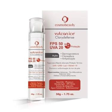 Imagem de Vulcanice FPS50 Clardef 60g Cosmobeauty Transparente