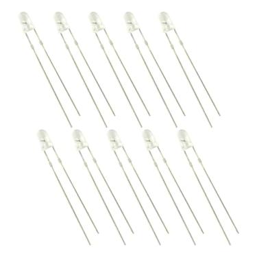 Imagem de Led 3mm Alto Brilho Branco - Kit com 10 Unidades