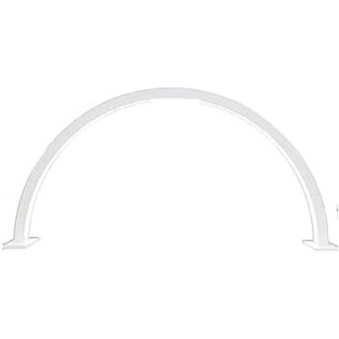 Imagem de Lâmpada de unha uv led meia lua anel luz 48w proteção para os olhos iluminação do salão de beleza unhas falsas cuidado desktop arco anel luzes led lâmpada de manicure meia lua unha arte luz