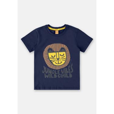 Imagem de Infantil - Camiseta Jungle Vibes Menino Up Baby Azul Marinho  menino