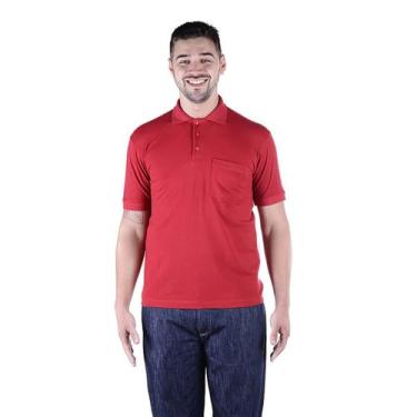 Imagem de Camisa Uniforme Gola Polo De Piquet - Vermelho - Blink Jeans