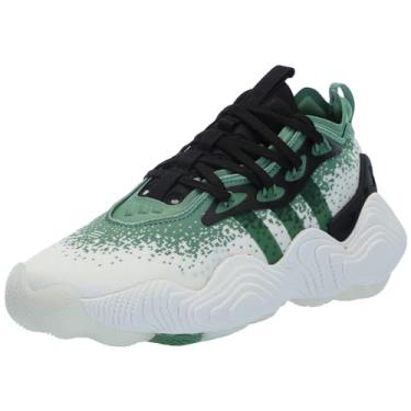 Imagem de adidas Originals Tênis adulto unissex Trae Young 3, Branco/Preloved Green) Preto, 41 BR