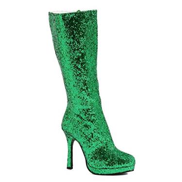 Imagem de Ellie Shoes Feminino 421-zara, Glitter verde, 12