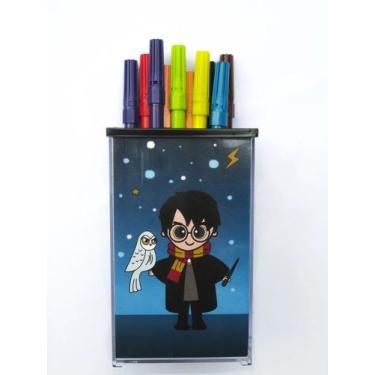 Imagem de Porta Objetos Lápis Canetas Harry Potter - Organizador Treco - Coisari