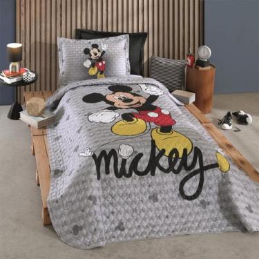 Imagem de Cobre Leito Solteiro Cama Mickey Mouse 1,60M X 2,35M - Gici Casa