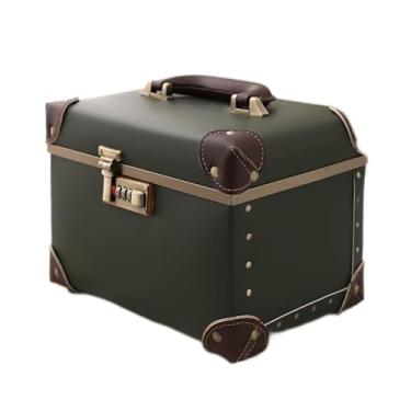 Imagem de FORAO Bagagem de viagem estojo de maquiagem profissional beleza manicure luxo couro PU feminino bonito impermeável preto cosméticos saco de higiene pessoal caixa organizadora mala