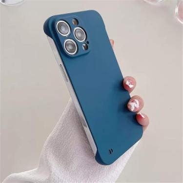 Imagem de Capa à prova de choque sem moldura de cor sólida para XIAOMI Mi 12 12T 12S 13 13T 11 14 Ultra 10 10T 11T Pro Poco F3 F4 F5 Pro capa, azul escuro, para Poco F4