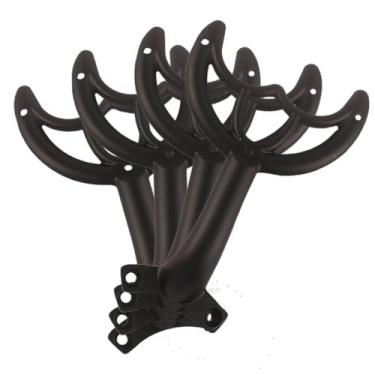 Imagem de ZIYOUGOU Braços de substituição das lâminas do ventilador de teto de 1,4 m - preto (4 peças).