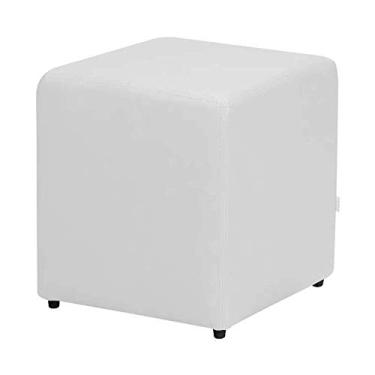 Imagem de Puff Quadrado Corino Branco - Nay Estofados