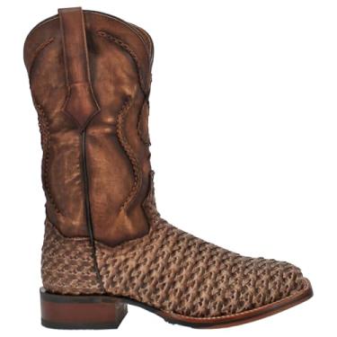Imagem de Dan Post Bota masculina Stanley Square Toe Western, Marrom, 45