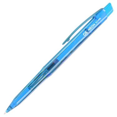 Imagem de CIS Lapiseira NEON 0,7mm c/borracha no topo - Azul - Blister com 1 unidade + 1 tubo de grafite