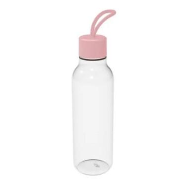 Imagem de Garrafinha De Água Squeeze Academia Treino  700ml Rosa Liv - Martiplas