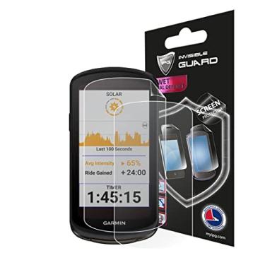 Imagem de IPG Protetor de tela sensível ao toque para computador Garmin Edge® 1040-1040 Solar GPS Bike (2 unidades) Película transparente invisível Ultra HD antiarranhões - Suave/autorreparação/sem bolhas -