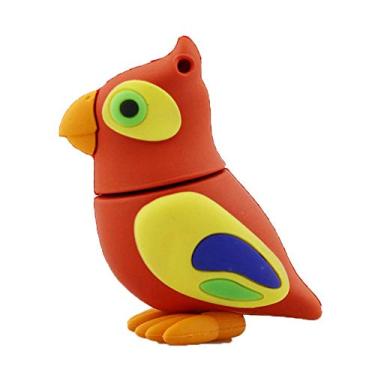 Imagem de 32GB Red Parrot Modelo USB Stick Pen Driveu Disk Cartão de Memória USB Drive USB Flash Drive Pen Drive Memory Stick U Disk