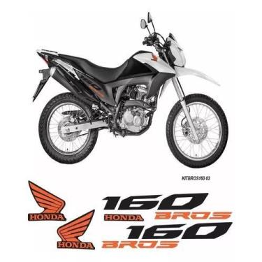 Imagem de Adesivo Protetor Lateral Honda Nxr Bros 160 2015 Kit 03 - Resitank