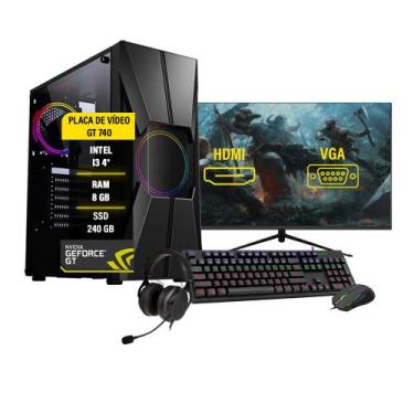 Imagem de Pc Gamer Kratos Completo i3 4ºGer. GTX 750 8Gb SSD 240Gb 27 - AMORIM S