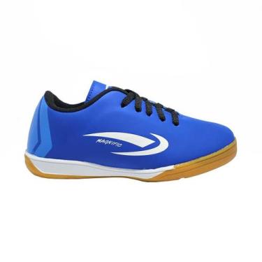 Imagem de Chuteira Infantil Magnific Futsal Society Nid Feet - Azul, Homem, Colo