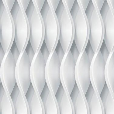 Imagem de Papel De Parede Autocolante 3D  Para Quartos E Sala Ondas Laterais Em 