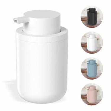 Imagem de Porta sabonete líquido dispenser detergente alcool banheiro - ou, bran