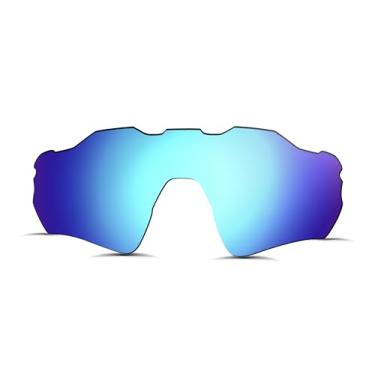 Imagem de Prizo ORL Lentes polarizadas de reposição para óculos de sol Oakley Radar EV Path OO9208, Irídio azul gelo, Large