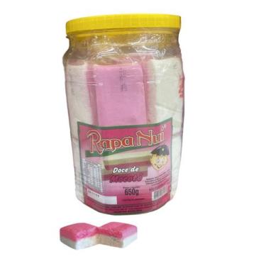 Imagem de Doce Geleia De Mocotó Pote De 650G Sabor Baunilha E Morango - Rapa Nui