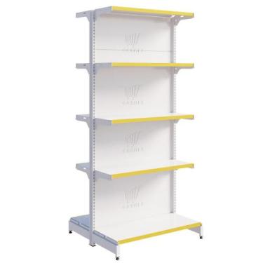 Imagem de Gôndola De Centro Fit 1 Inicial 1,70m Expositor De Mercado Bandejas In