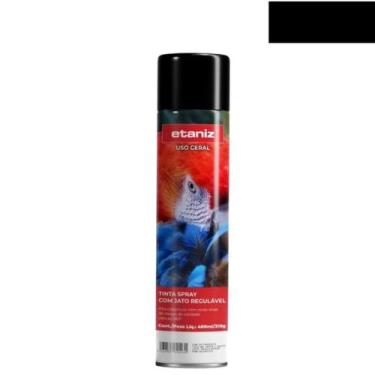 Imagem de Tinta Spray Preto Semi Brilho Ug Etaniz 400ml 