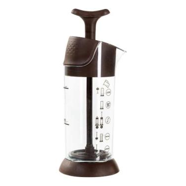 Imagem de Aeroccino Espumador De Leite Cremeira Pressca Cores, Marrom Café