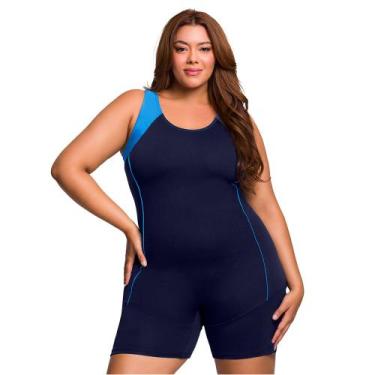 Imagem de Maiô Selene Plus Size Tamanhos Grandes Modelo Com Forro E Alça Larga, 