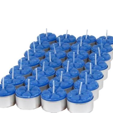 Imagem de 12 Velas Aromáticas de Sândalo Luxo  Aromatizada Rechaud - Velitas (r)