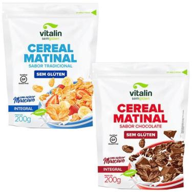 Imagem de Cereal Matinal Tradicional 200G + Cereal Choco 200G Vitalin, Chocolate