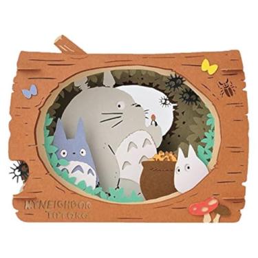 Imagem de Studio Ghibli via Bluefin Ensky My Neighbor Totoro Totoro em Log Paper Theater (PT-084) - Mercadoria oficial Studio Ghibli