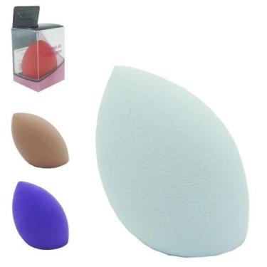 Imagem de Esponja Para Maquiagem Gota Rainha Chic Colors 6X4Cm De - Rc Brasil