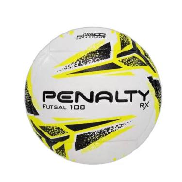 Imagem de Bola Futsal RX 100 XXIII - Penalty, Branco, Amarelo, Preto