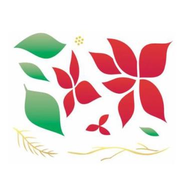 Imagem de Stencil Sp. 20X25 1787 Flor Bico Papaga. - OPA