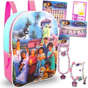 Imagem de Disney Encanto Gift Set for Girls - Bundle with Encanto Mini Backpack Plus Encanto Jewelry Set with Necklace, Bracelet, and More Accessories | Encanto Birthday Gifts