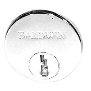 Imagem de Baldwin 6761 Colar com acabamento em cilindro decorativo manequim, cromado acetinado