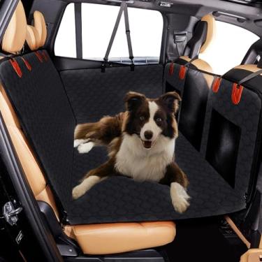 Imagem de Kgcratw Extensor de banco traseiro, capa de assento de carro de cachorro com fundo rígido comporta 150 kg, colchão de ar de acampamento, cama de viagem de rede, colchão de cama de carro não inflável