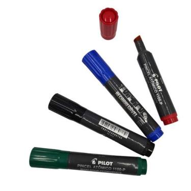 Imagem de Marcador Pincel Atômico Permanente Kit 4 Cores 1100-P Pilot