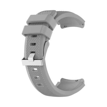 Imagem de Pulseira silicone 22mm para Zeblaze Stratos 2 - Estilo no Pulso, Cinza