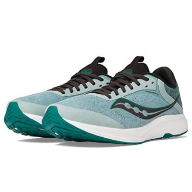 Imagem de Saucony Freedom 5 Tênis de corrida masculino, ardósia/preto, 40