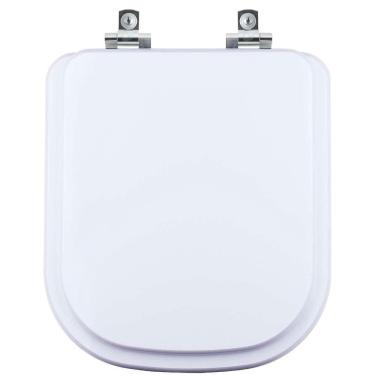 Imagem de Tampa de Vaso Laqueado com Amortecedor Debba Square Branco para vaso Roca 6lpf