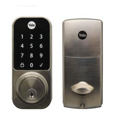Imagem de Fechadura Digital Yale Ydd120 Prova D' Água Chave Segurança