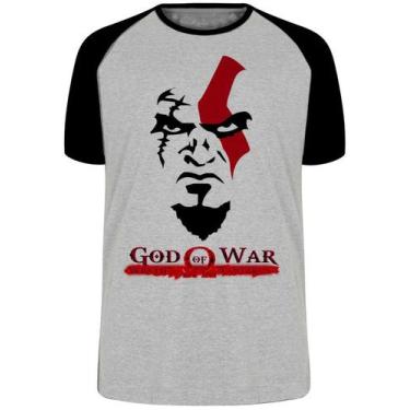 Imagem de Camiseta God of War Blusa Plus Size extra grande adulto ou infantil - 
