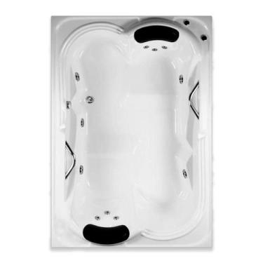 Imagem de Banheira Dupla Hortega COMPLETA com hidro - Só Banheiras, 1,87X1,22X0,