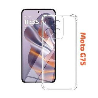 Imagem de Capa capinha transparente para Motorola Moto G75 5G anti impacto - LXL