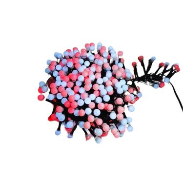 Imagem de Festao 400 Leds Bolinhas Branco E Vermelho Pisca Com Memoria