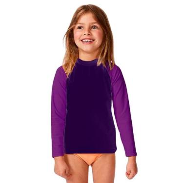 Imagem de Blusa UV Infantil Camiseta Menina Menino Piscina Verão Praia Férias - 