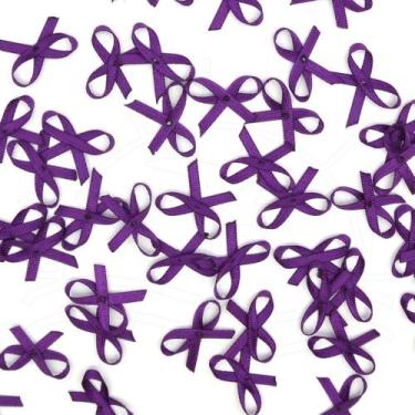 Imagem de Lacinho de Cetim nº 0 - 50 unidades - Laços e acessórios, ROXO